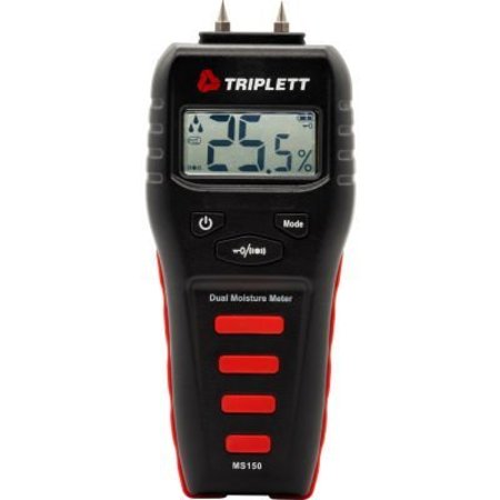 JEWELL INSTRUMENTS PAPER Triplett Pin & Pinless Moisture Meter, Wood/Building Materials MS150